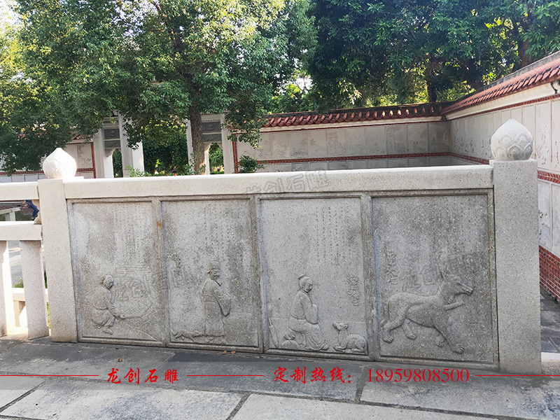 寺庙石栏杆