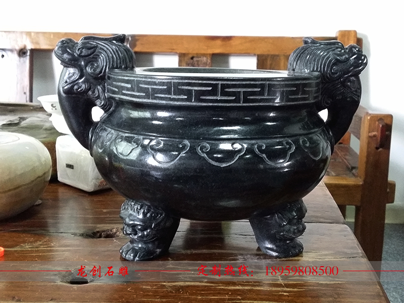 寺庙香炉哪里有卖 石头香炉定做
