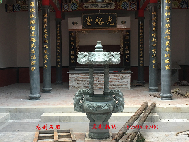 寺庙香炉哪里有卖 石头香炉定做