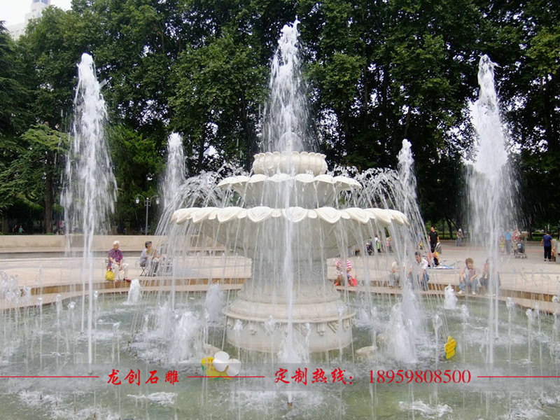 石雕流水喷泉