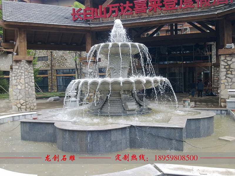 石雕流水喷泉