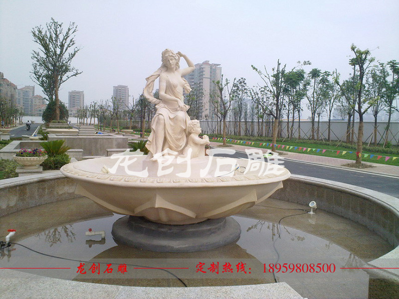 欧式人物石雕喷泉