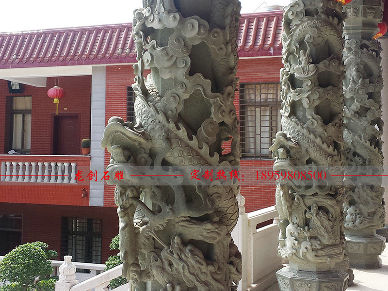 石雕龙柱价格要多少 石雕龙柱预算
