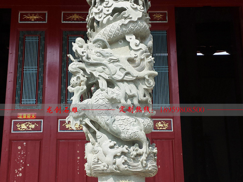 石雕龙柱价格要多少 石雕龙柱预算