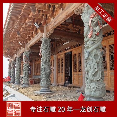 常年制作石雕龙柱 石龙柱雕刻厂家