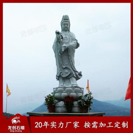 滴水观音石雕厂家_滴水观音菩萨石雕像